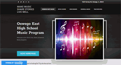 Desktop Screenshot of oswegoeastmusic.org